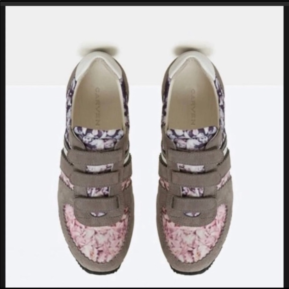 Preowned Guc carven suede &microfiber sneaker 37